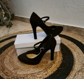 Zapatos tacón  negros