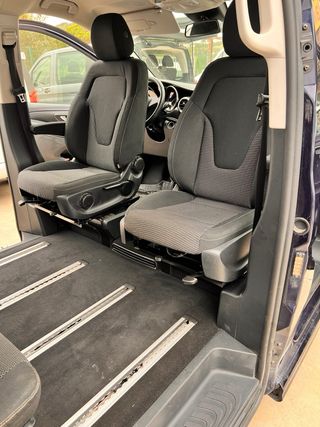 Asiento cama y conjunto mercedes v.