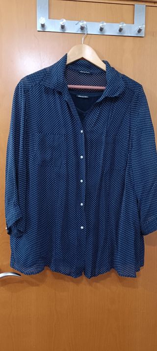 Traje de falda, top y camisa mujer t7xl Elena Miró
