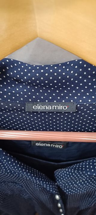 Traje de falda, top y camisa mujer t7xl Elena Miró