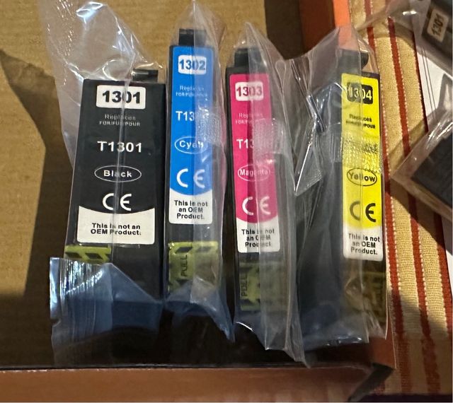 19 cartuchos tinta impresora para Epson 4 colores