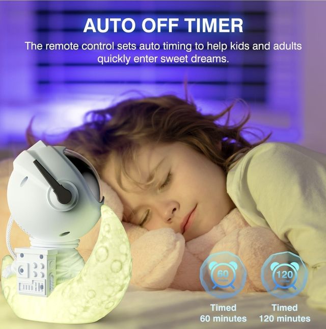 Proyector astronauta estrellas