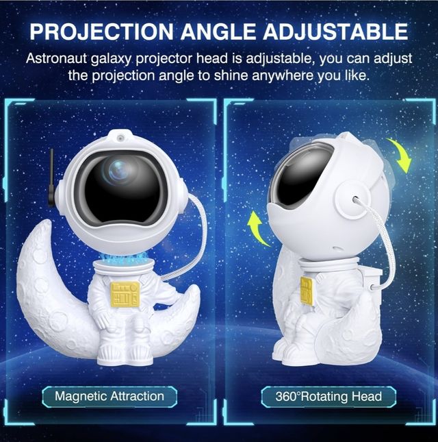 Proyector astronauta estrellas