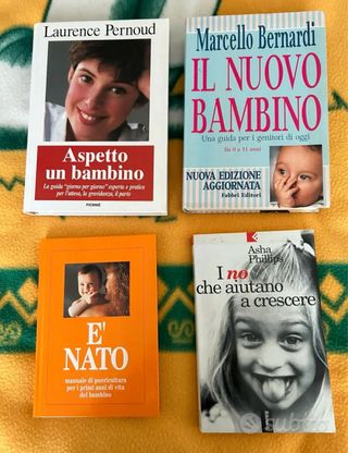 4 libri vari sulla gravidanza e il bambino