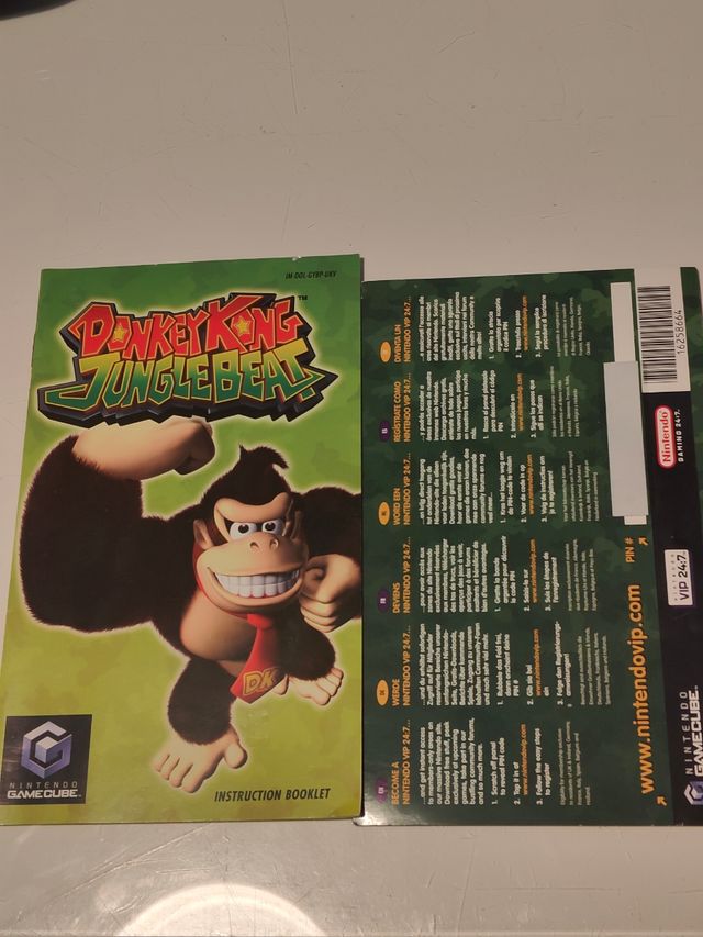 Manual y puntos donkey Kong jungle beat