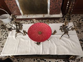 Candelabros de bronce