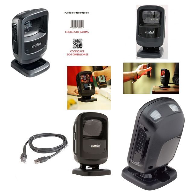 5 Escáners de códigos Zebra SymbolDS9208 El imager