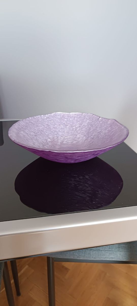 Conjunto plato y fuente decoración