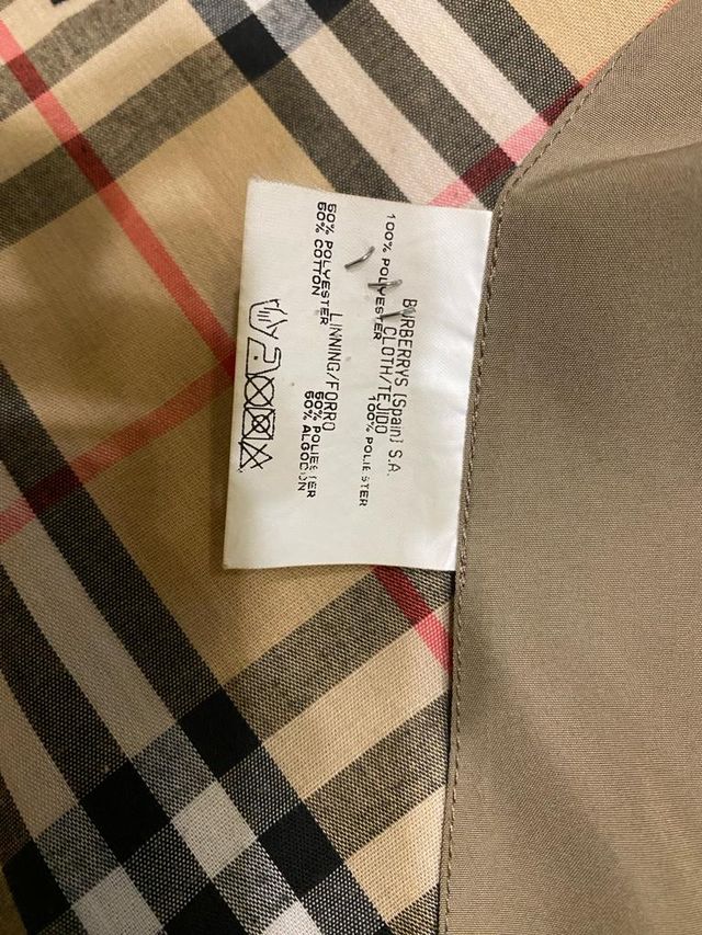 Gabardina Burberrys autentic