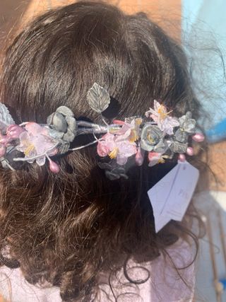 Tocado comunion, fiesta, novia nuevo