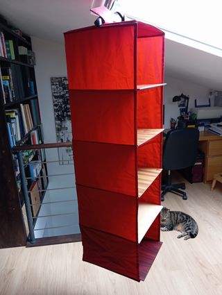 porta abiti in tessuto x armadio