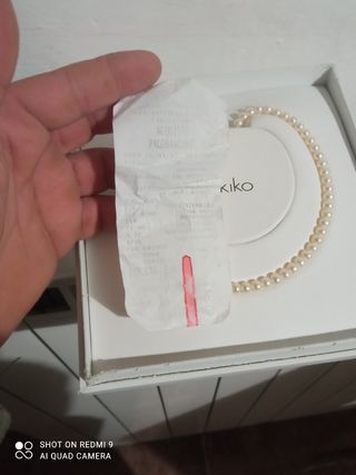 Collana di perle bianche naturali