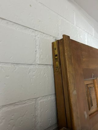 Puerta doble con cristales