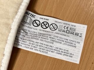 Manta electrica Imetec lana 150x80