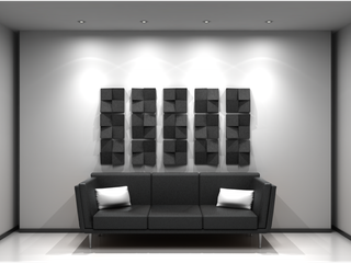 PACK 64 PANELES ACUSTICOS 20X20X7CM