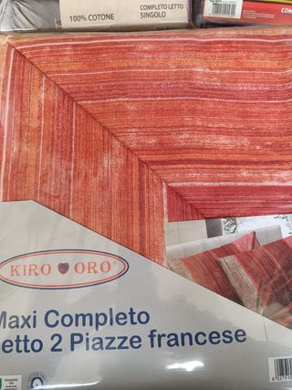 Lenzuola francesi kiro oro cotone