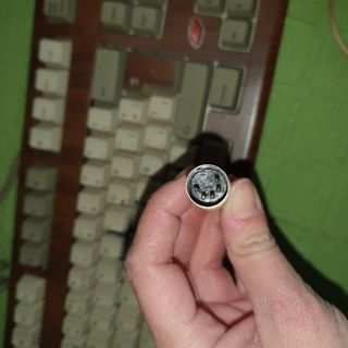 Teclado y ratón de ordenador vintage Acer 6512