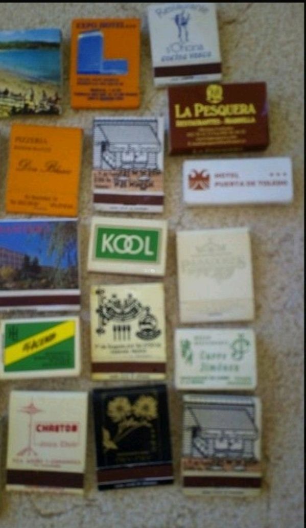 Lote 23 cajetillas de cerillas vintage