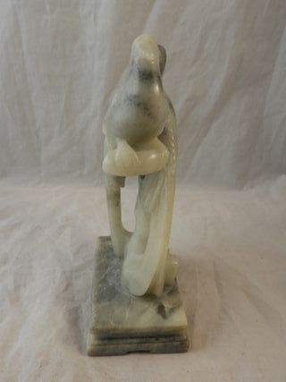FIGURA DE JADE DE DOS BONITOS PAJAROS