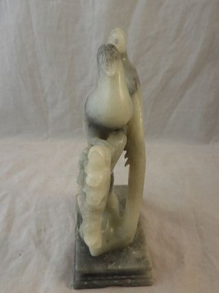 FIGURA DE JADE DE DOS BONITOS PAJAROS