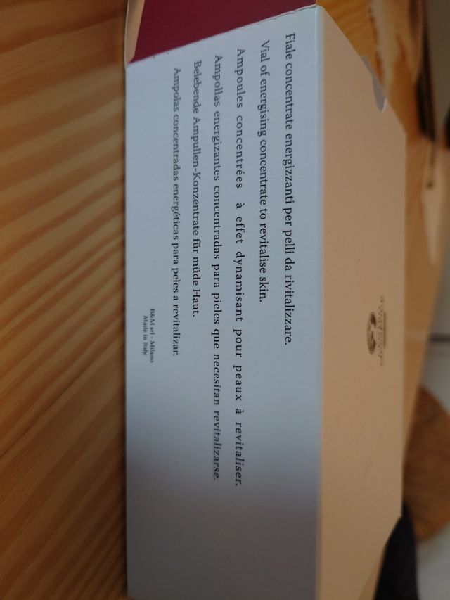 Fiale energizzanti viso