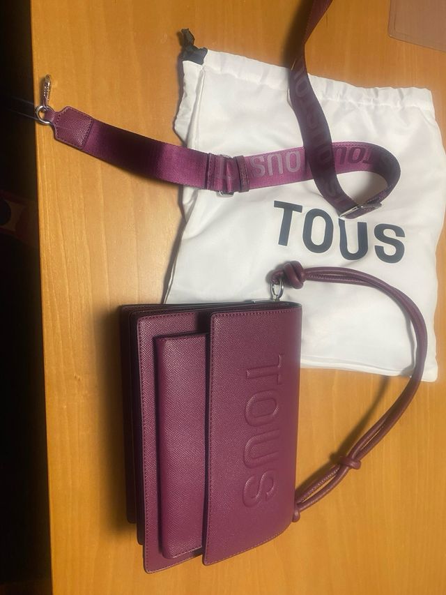 Bolso Tous berenjena piel