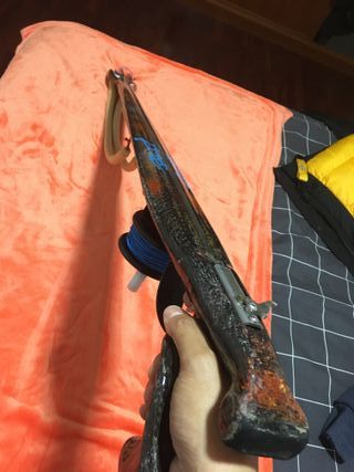 Fusil de pesca carbono