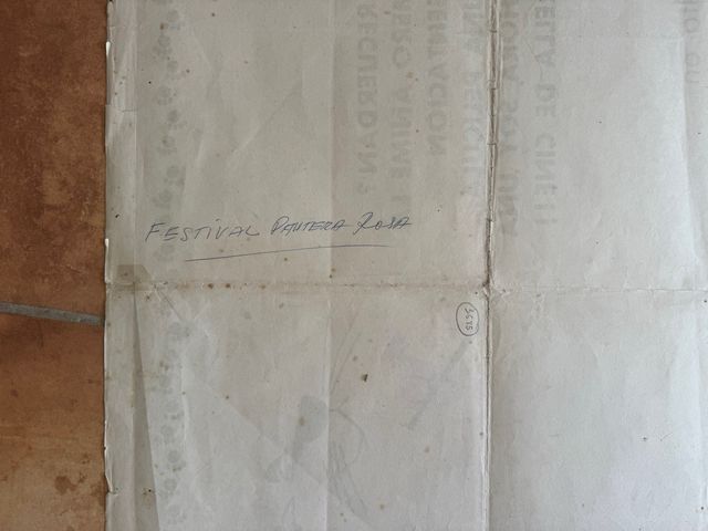 FESTIVAL PANTERA ROSA POSTER CINE ORIGINAL 