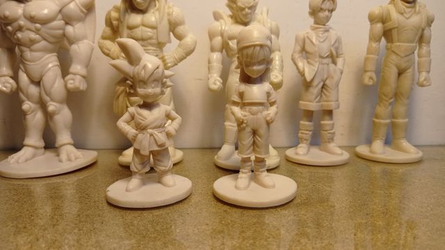 Lote figuras Dragon ball 1996 Bs Sta Sin pintar