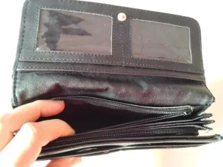 Bolso + cartera + guantes