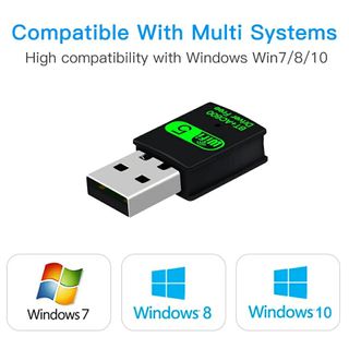 Fvi-Adaptador USB WiFi con Bluetooth