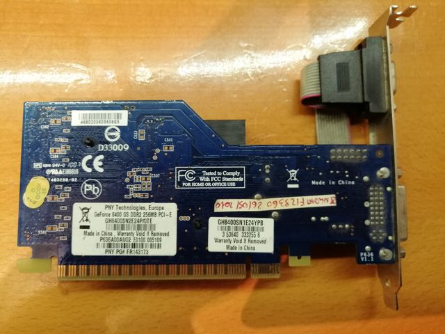 Geforce 8400 GD DDR2 256mb