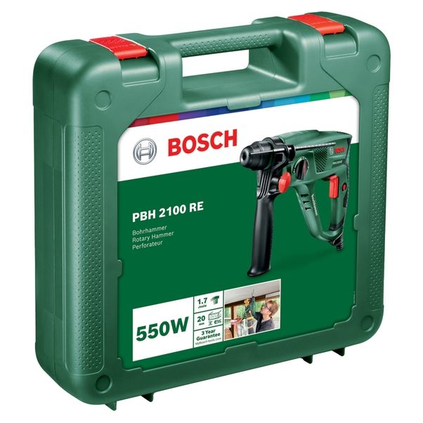 MARTILLO BOSCH 550 W PBH2100RE 1,7 J 0-5800 TIEMPO