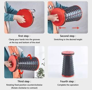 TABURETE PORTÁTIL BICOLOR