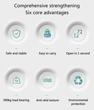 TABURETE PORTÁTIL BICOLOR