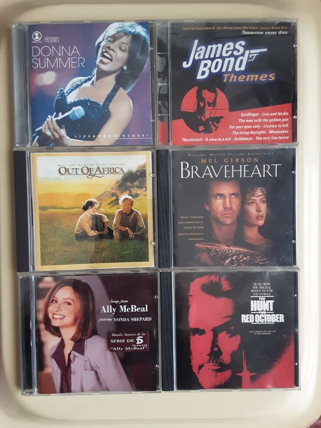 BSO Cds Braveheart Memorias África Bond.