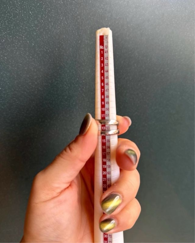 Anello doppio in acciaio con ciondolo D&G