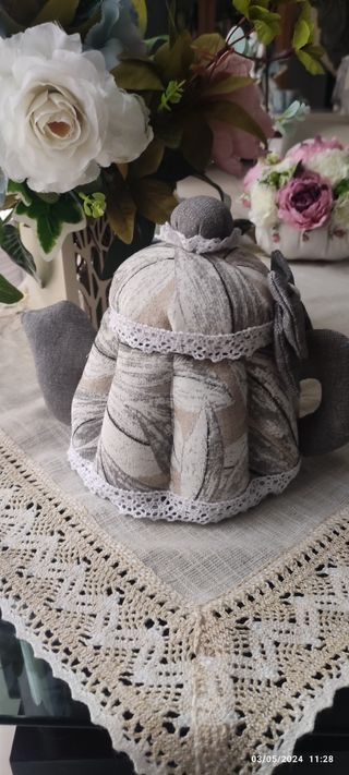 Teiera porta cialde caffè in stoffa