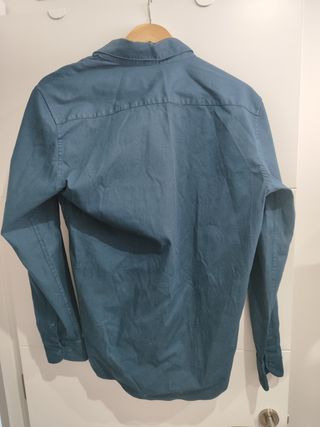 Camisa Massimo Dutti azul