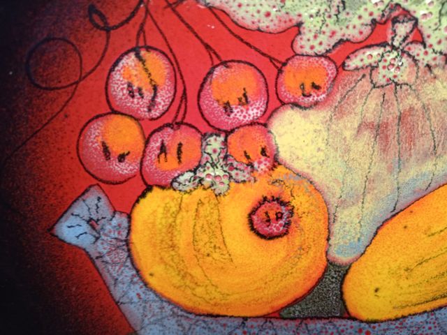 Piatto in ceramica da parete