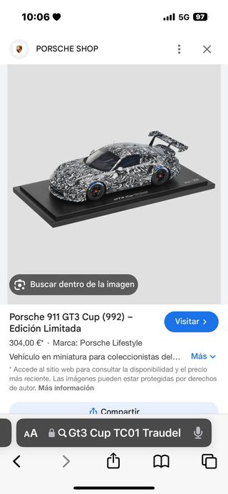 Solo esta semana Porsche 911 GT3 Cup (992)Edición