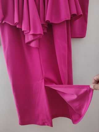 Vestido ceremonia fucsia sin estrenar 