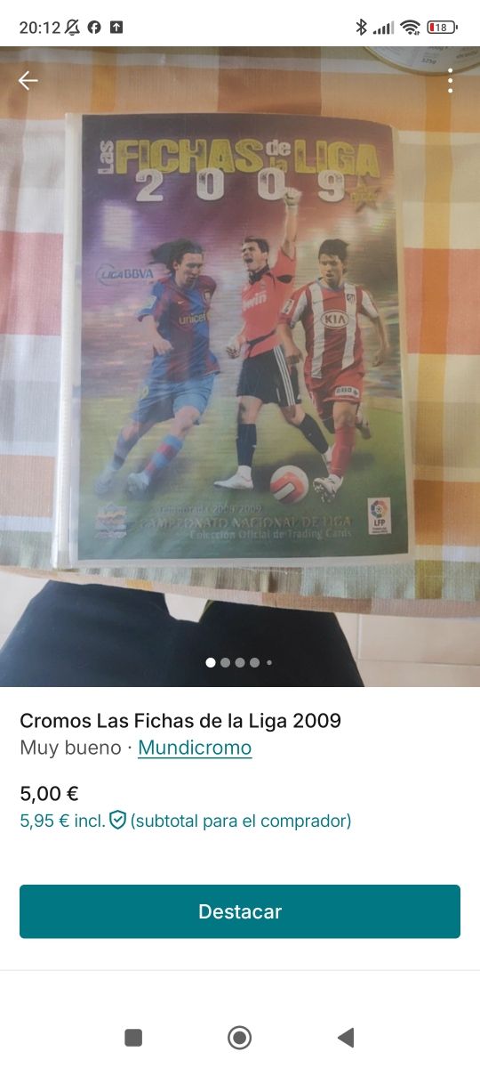 Cromos de muchas temporadas