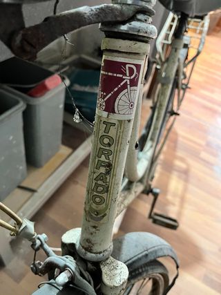 Bicicleta torpado antigua