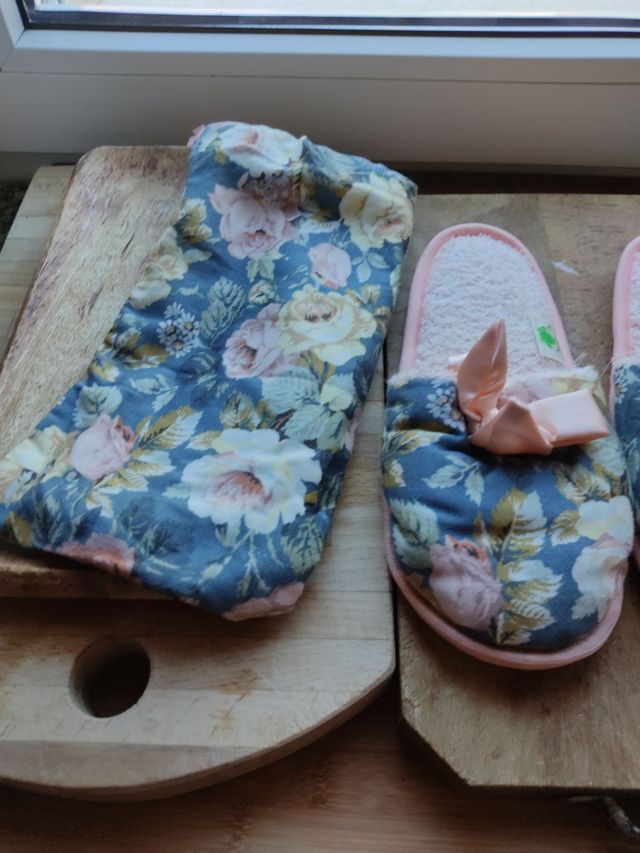 Deliziose pantofole con sacchetto