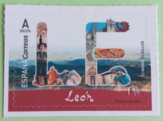 SELLO DE LEON CON LA CATEDRAL DE BURGOS