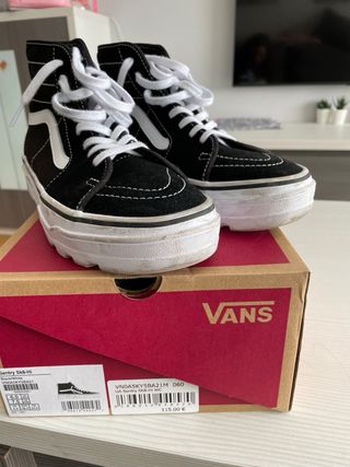 Zapatillas Vans bota.Talla 38