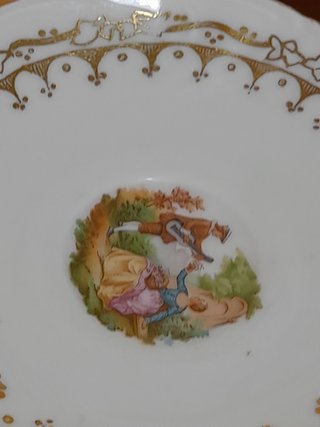 SERVIZIO PIATTI DOLCE/FRUTTA 7PZ SCHIRNDING VINTAG