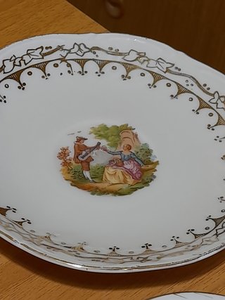 SERVIZIO PIATTI DOLCE/FRUTTA 7PZ SCHIRNDING VINTAG