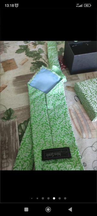 Juego Corbata + gemelos, Andrea soranto